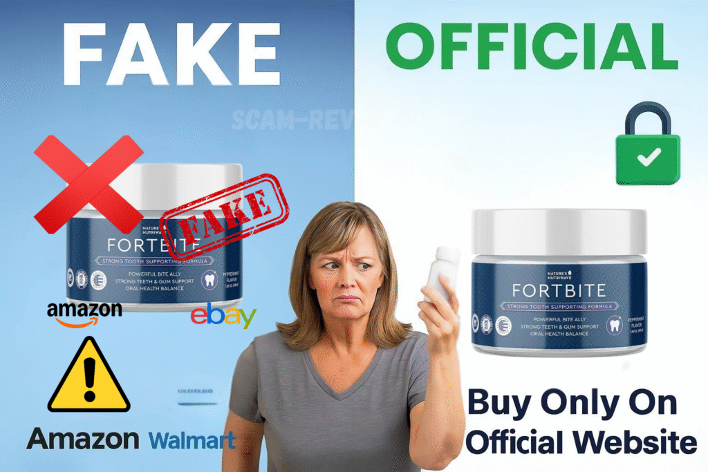 FortBite fake and real bottle