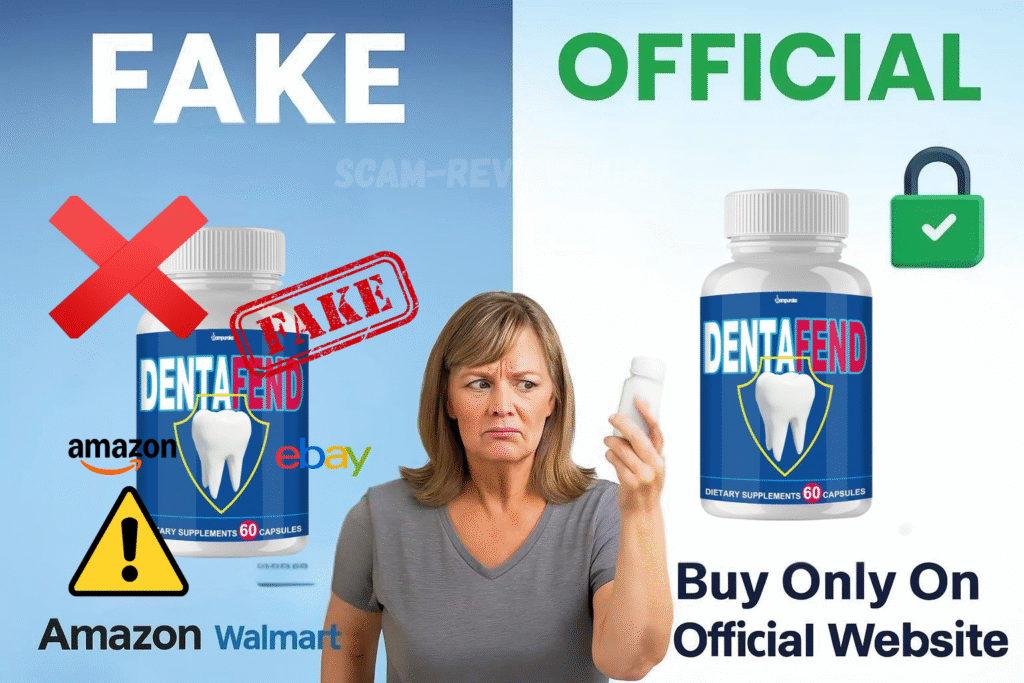 EchoXen fake and real bottle Dentafend fake and real bottle