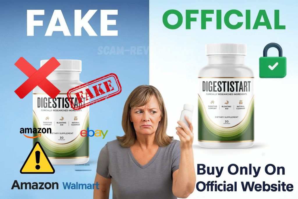 DigestiStart fake and real bottle