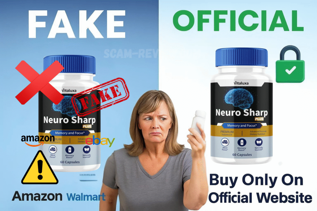 Neuro Sharp fake and real bottle
