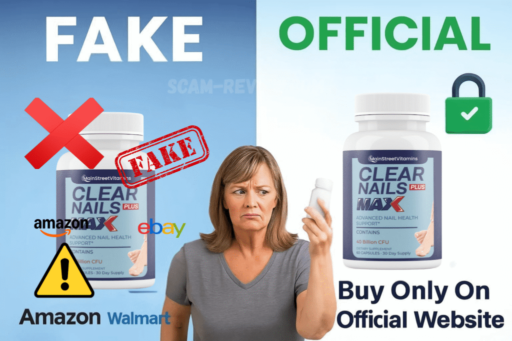 Clear Nails Max scam fake and real bottle Clear Nails Max scam fake and real bottle